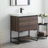 Blossom Porto 032 Freestanding Modern Vanity with Integrated Acrylic Sink - Quality Home Distribution