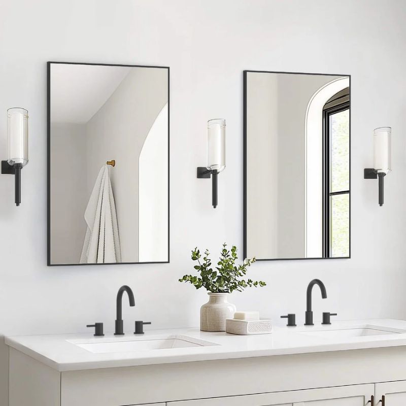 Blossom FM1 Metal Framed Wall Mirror - Shatterproof & Rust-Resistant Design - Quality Home Distribution