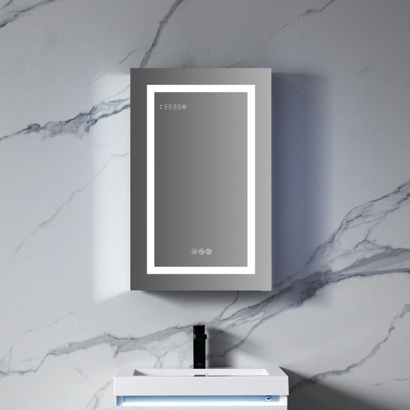 Blossom Asta LED Medicine Cabinet with Built-In Defogger and Triple Mirror Design - Quality Home Distribution