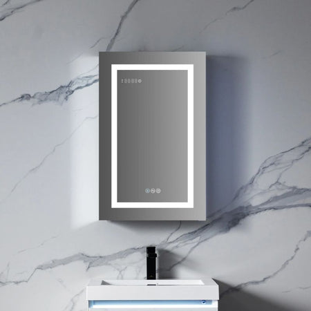 Blossom Asta LED Medicine Cabinet with Built-In Defogger and Triple Mirror Design - Quality Home Distribution