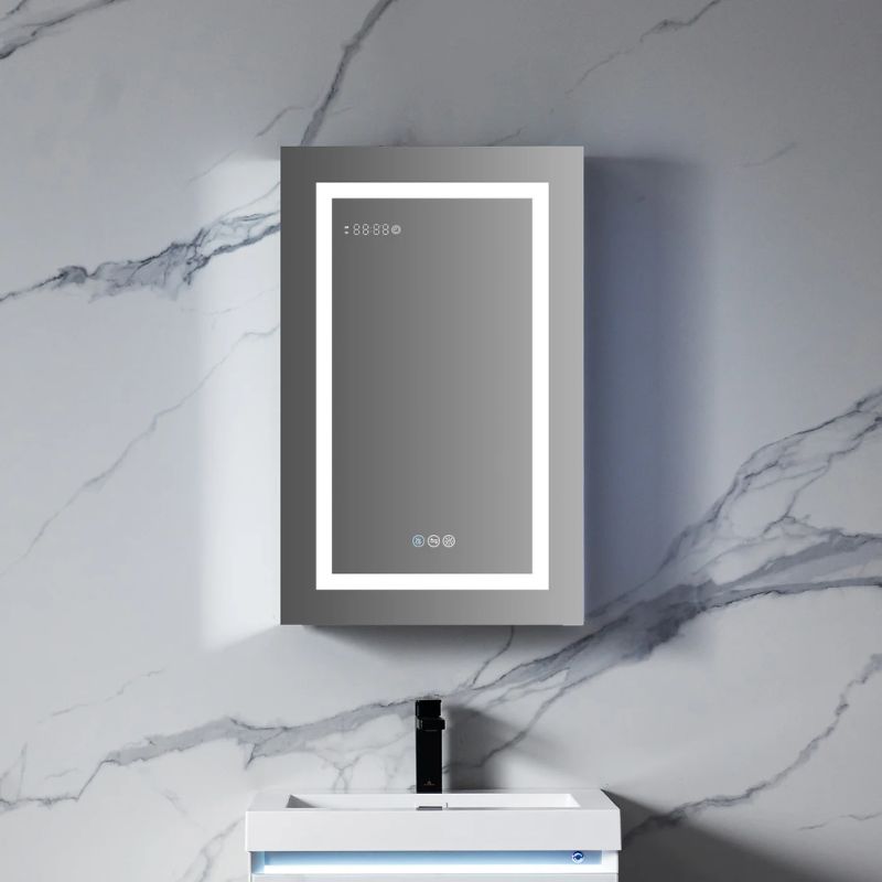 Blossom Asta LED Medicine Cabinet with Built-In Defogger and Triple Mirror Design - Quality Home Distribution