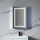 Blossom Asta LED Medicine Cabinet with Built-In Defogger and Triple Mirror Design - Quality Home Distribution