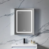 Blossom Asta LED Medicine Cabinet with Built-In Defogger and Triple Mirror Design - Quality Home Distribution