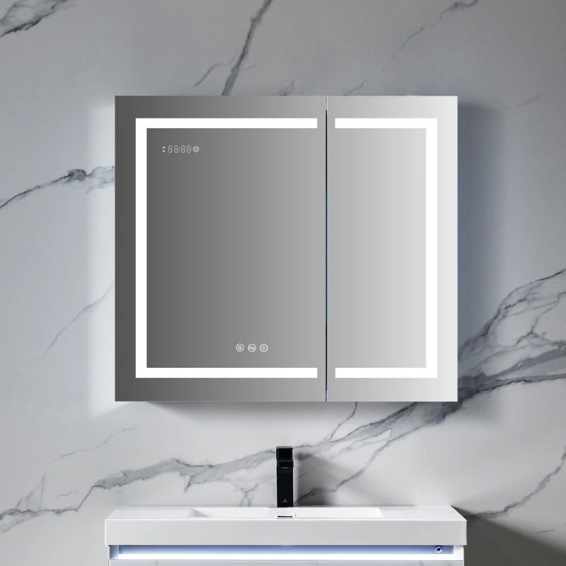 Blossom Asta LED Medicine Cabinet with Built-In Defogger and Triple Mirror Design - Quality Home Distribution