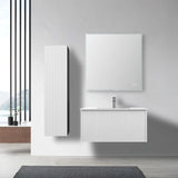Blossom Positano 028 Floating Vanity Cabinet with Vertical Textured Front - Quality Home Distribution