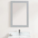 Blossom M6 Series Modern Wood Framed Bathroom Mirror - Quality Home Distribution