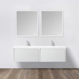 Blossom Positano 028 Floating Vanity Cabinet with Vertical Textured Front - Quality Home Distribution
