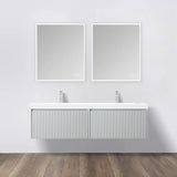 Blossom Positano 028 Floating Vanity Cabinet with Vertical Textured Front - Quality Home Distribution