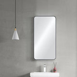 Blossom FM2 Metal Framed Wall Mirror - Contemporary Shatterproof Mirror with Rust-Resistant Finish - Quality Home Distribution