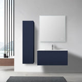 Blossom Positano 028 Floating Vanity Cabinet with Vertical Textured Front - Quality Home Distribution