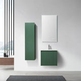 Blossom Positano 028 Floating Vanity Cabinet with Vertical Textured Front - Quality Home Distribution