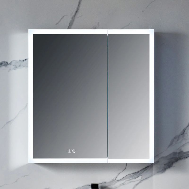 Blossom Capella LED Medicine Cabinet with Backlit Frosted Glass and Smart Defogger - Quality Home Distribution