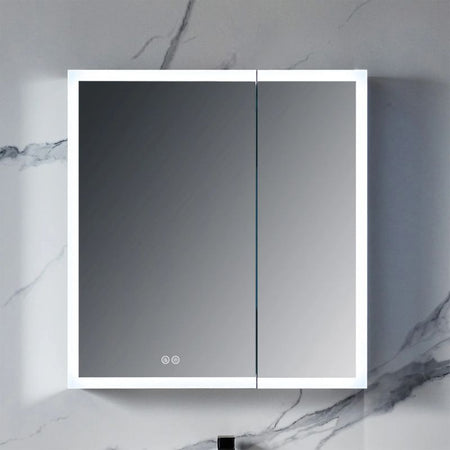 Blossom Capella LED Medicine Cabinet with Backlit Frosted Glass and Smart Defogger - Quality Home Distribution