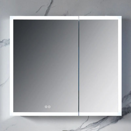Blossom Capella LED Medicine Cabinet with Backlit Frosted Glass and Smart Defogger - Quality Home Distribution