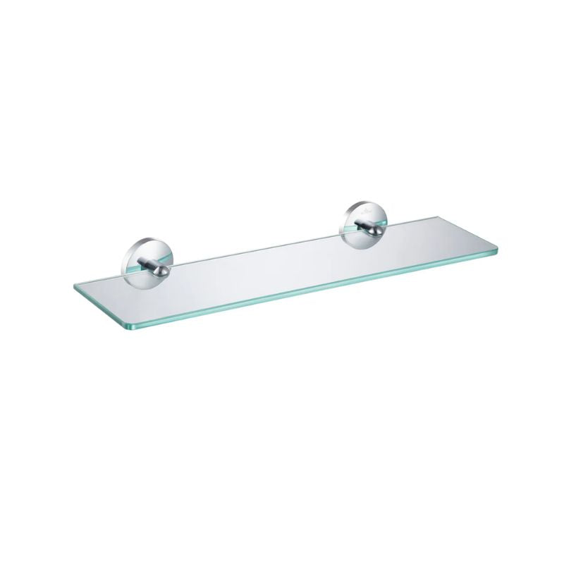 Blossom 500 Series Modern Wall-Mounted Tempered Glass Bathroom Shelf - Quality Home Distribution 