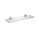 Blossom 500 Series Modern Wall-Mounted Tempered Glass Bathroom Shelf - Quality Home Distribution 