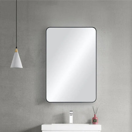 Blossom FM2 Metal Framed Wall Mirror - Contemporary Shatterproof Mirror with Rust-Resistant Finish - Quality Home Distribution