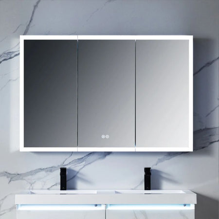 Blossom Capella LED Medicine Cabinet with Backlit Frosted Glass and Smart Defogger - Quality Home Distribution
