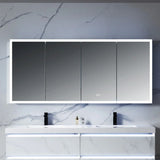 Blossom Capella LED Medicine Cabinet with Backlit Frosted Glass and Smart Defogger - Quality Home Distribution