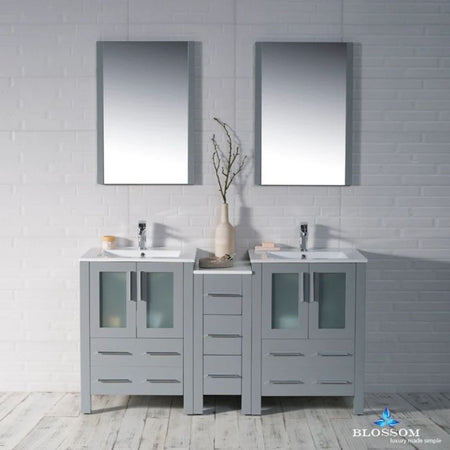 Blossom Sydney 001 Freestanding Solid Wood Bathroom Vanity Cabinet - Quality Home Distribution