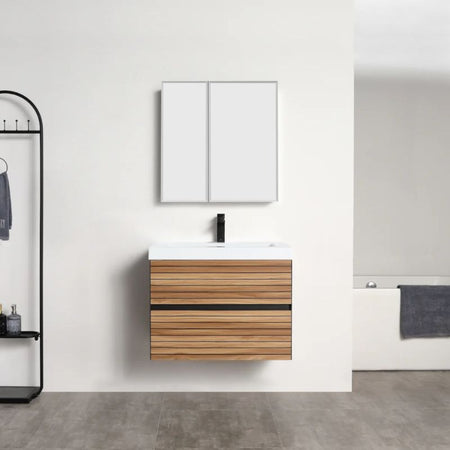 Blossom Annecy 040 Wall-Hung Modern Bathroom Vanity with Soft-Close Drawers - QHD