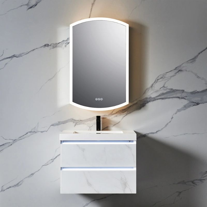 Blossom Castor LED Medicine Cabinet with Smart Defogger and Soft-Close BLUM Hinges - Quality Home Distribution