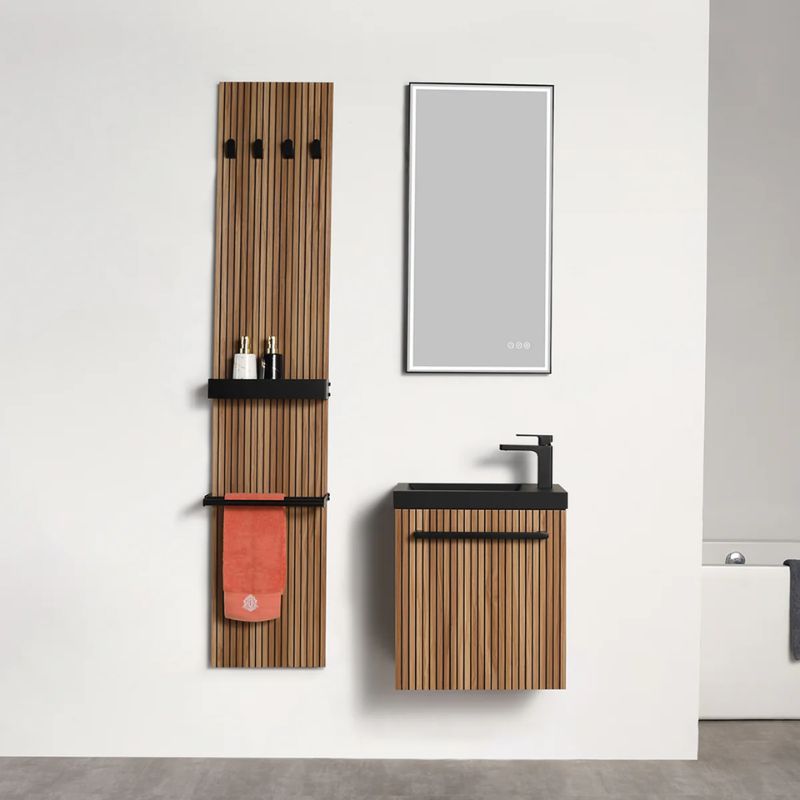 Blossom Rimini 044 Compact Wall-Hung Vanity with Integrated Acrylic Sink - Quality Home Distribution