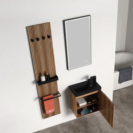 Blossom Rimini 044 Compact Wall-Hung Vanity with Integrated Acrylic Sink - Quality Home Distribution