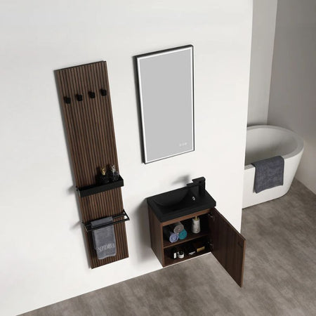 Blossom Rimini 044 Compact Wall-Hung Vanity with Integrated Acrylic Sink - Quality Home Distribution