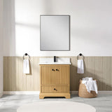 Blossom Sicily 051 Wall-Mounted Floating Vanity Cabinet with Vertical Slat Design - Quality Home Distribution