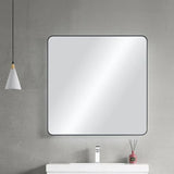 Blossom FM2 Metal Framed Wall Mirror - Contemporary Shatterproof Mirror with Rust-Resistant Finish - Quality Home Distribution