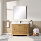 Blossom Sicily 051 Wall-Mounted Floating Vanity Cabinet with Vertical Slat Design - Quality Home Distribution