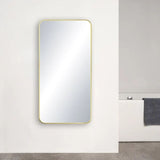 Blossom FM2 Metal Framed Wall Mirror - Contemporary Shatterproof Mirror with Rust-Resistant Finish - Quality Home Distribution