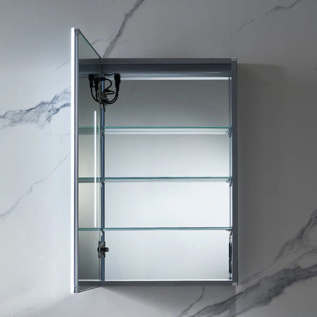 Blossom Pollux LED Medicine Cabinet with Frosted Backlit Illumination and Smart Defogger - Quality Home Distribution