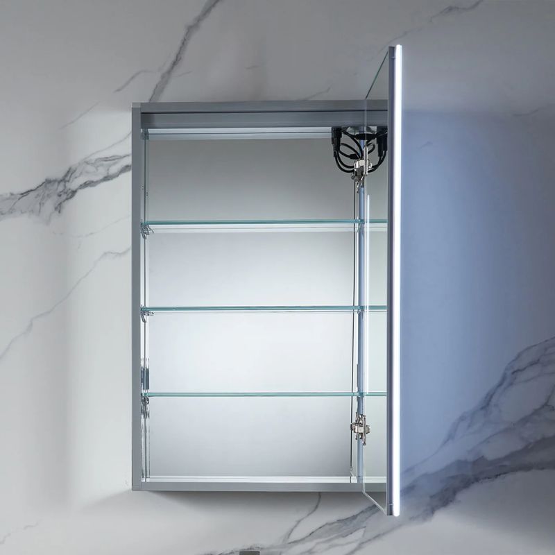 Blossom Pollux LED Medicine Cabinet with Frosted Backlit Illumination and Smart Defogger - Quality Home Distribution