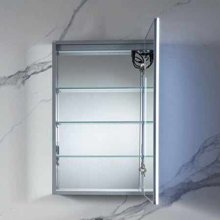 Blossom Pollux LED Medicine Cabinet with Frosted Backlit Illumination and Smart Defogger - Quality Home Distribution