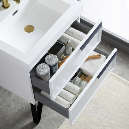 Blossom Sofia 020 Wall-Mounted Floating Vanity Cabinet (Cabinet Only) - Quality Home Distribution