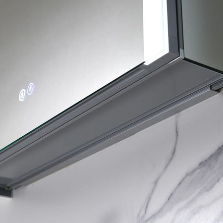Blossom Pollux LED Medicine Cabinet with Frosted Backlit Illumination and Smart Defogger - Quality Home Distribution