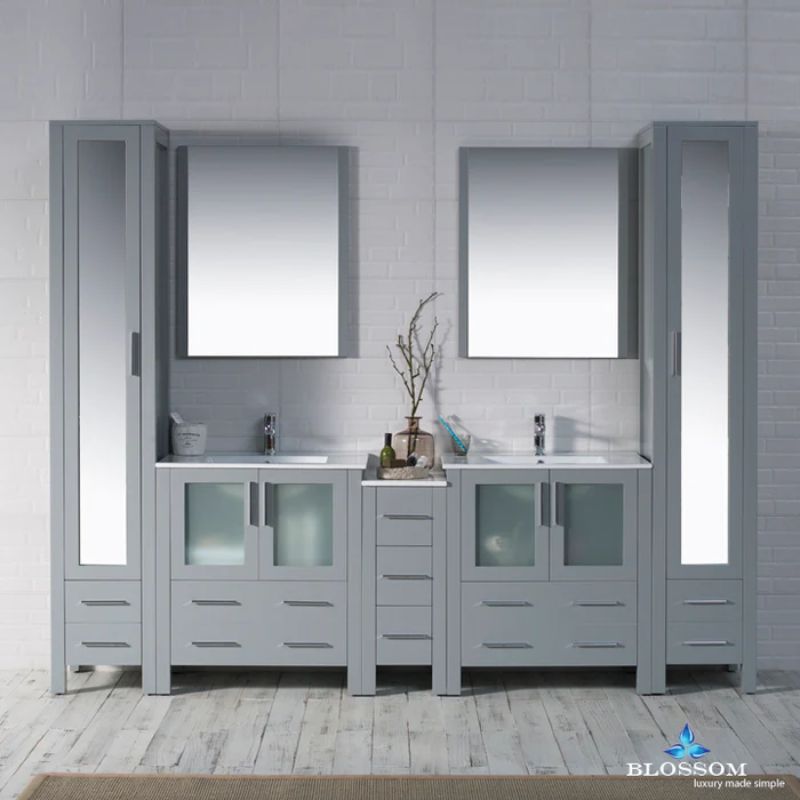 Blossom Sydney 001 Freestanding Solid Wood Bathroom Vanity Cabinet - Quality Home Distribution