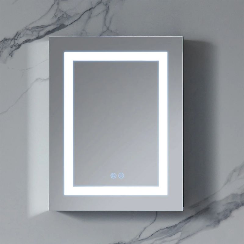 Blossom Rigel LED Medicine Cabinet with Smart Touch Controls and Anti-Fog Mirror - Quality Home Distribution