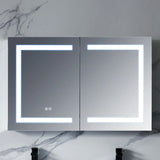 Blossom Rigel LED Medicine Cabinet with Smart Touch Controls and Anti-Fog Mirror - Quality Home Distribution