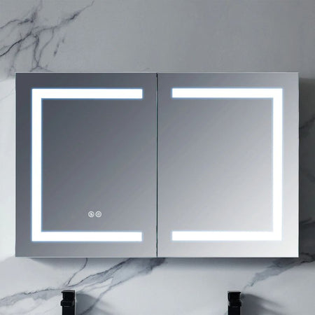 Blossom Rigel LED Medicine Cabinet with Smart Touch Controls and Anti-Fog Mirror - Quality Home Distribution