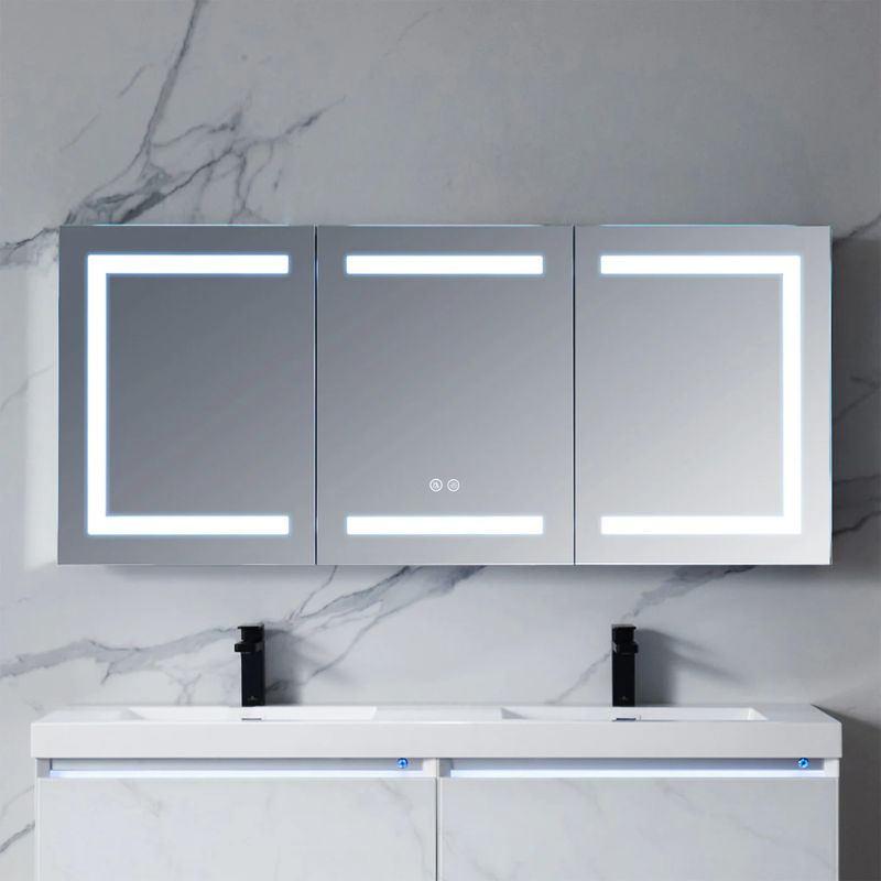 Blossom Rigel LED Medicine Cabinet with Smart Touch Controls and Anti-Fog Mirror - Quality Home Distribution