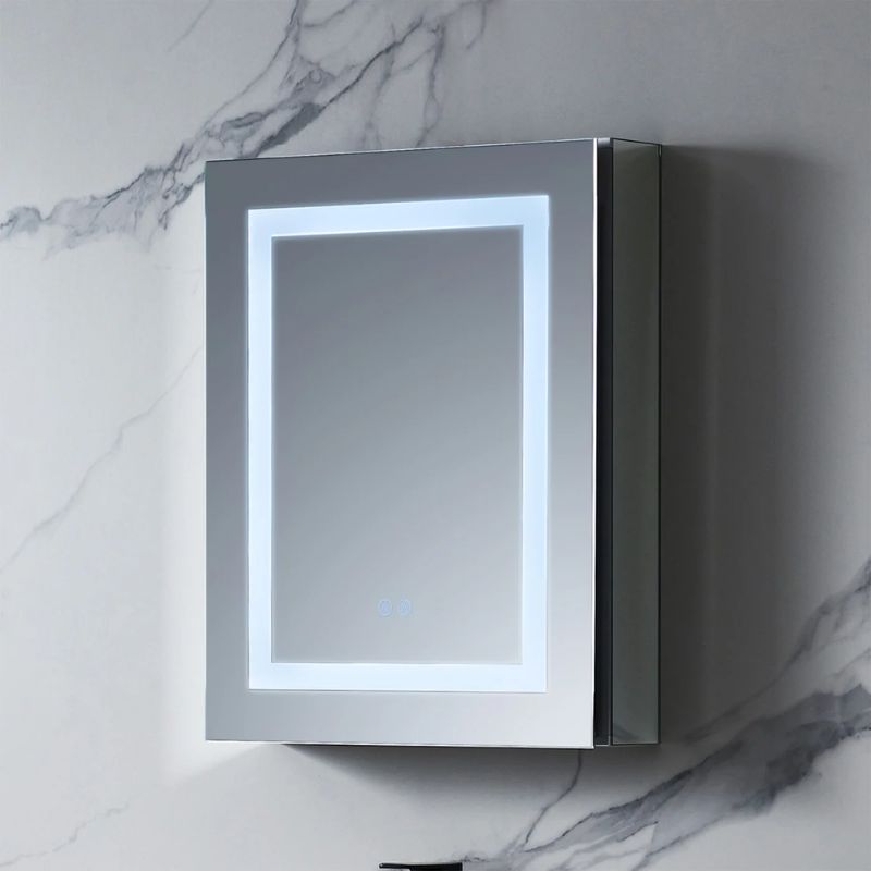 Blossom Rigel LED Medicine Cabinet with Smart Touch Controls and Anti-Fog Mirror - Quality Home Distribution