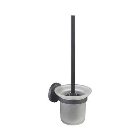 Blossom 500 Series Modern Wall-Mounted Toilet Brush Holder with Frosted Glass - Quality Home Distribution