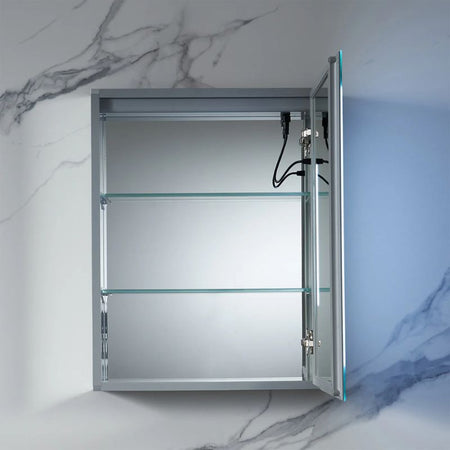 Blossom Rigel LED Medicine Cabinet with Smart Touch Controls and Anti-Fog Mirror - Quality Home Distribution