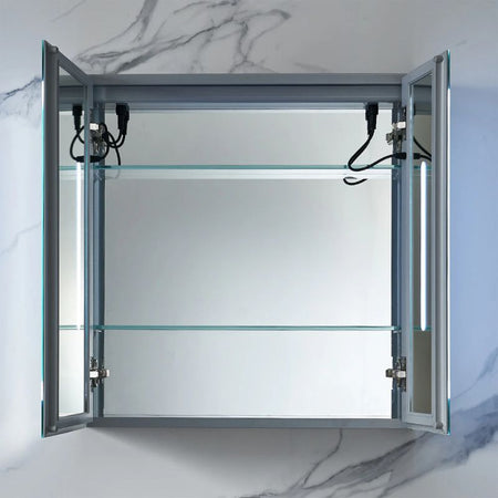 Blossom Rigel LED Medicine Cabinet with Smart Touch Controls and Anti-Fog Mirror - Quality Home Distribution