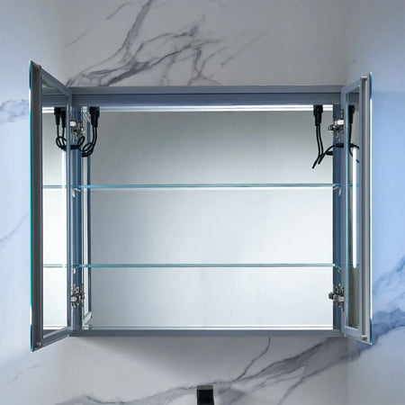 Blossom Rigel LED Medicine Cabinet with Smart Touch Controls and Anti-Fog Mirror - Quality Home Distribution