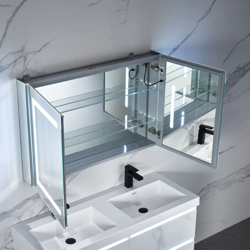 Blossom Rigel LED Medicine Cabinet with Smart Touch Controls and Anti-Fog Mirror - Quality Home Distribution