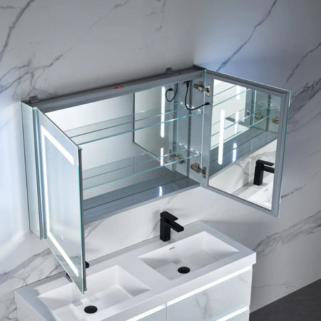 Blossom Rigel LED Medicine Cabinet with Smart Touch Controls and Anti-Fog Mirror - Quality Home Distribution